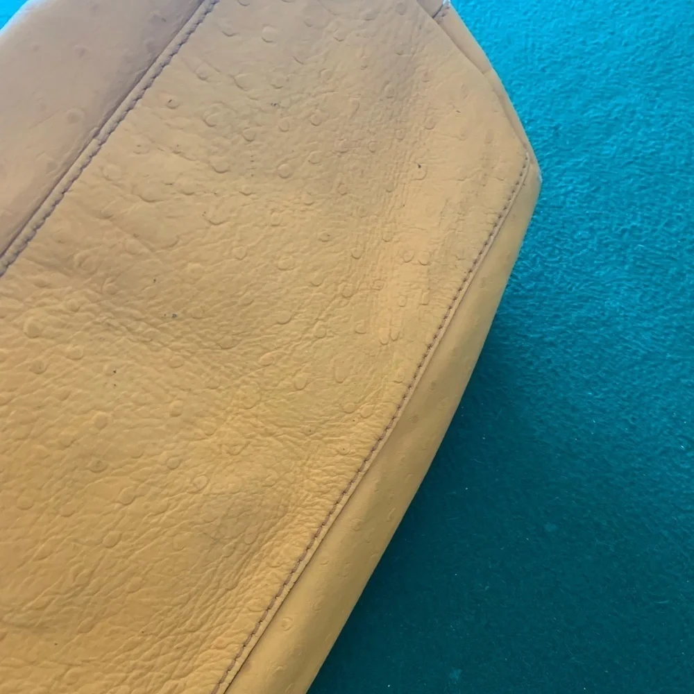 Kate spade handbag ostrich leather